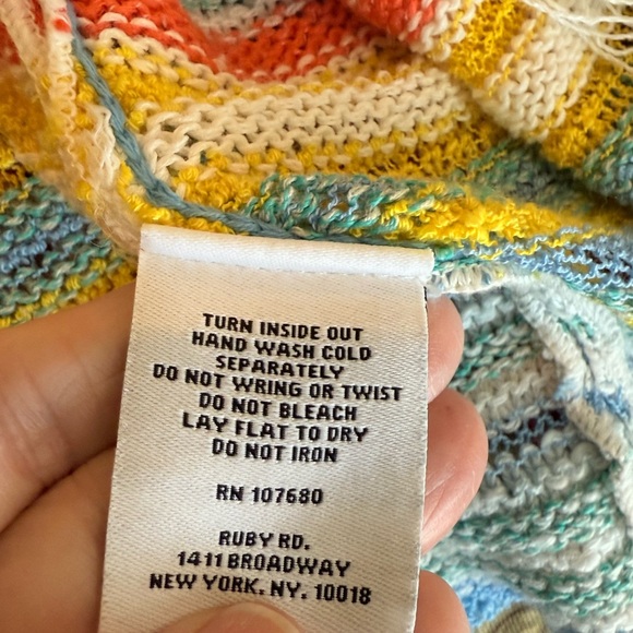 Ruby Rd Crocheted Vest XL - Picture 3 of 5